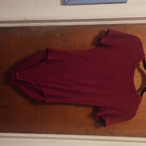 Mango Deep Red Women's Bodysuit